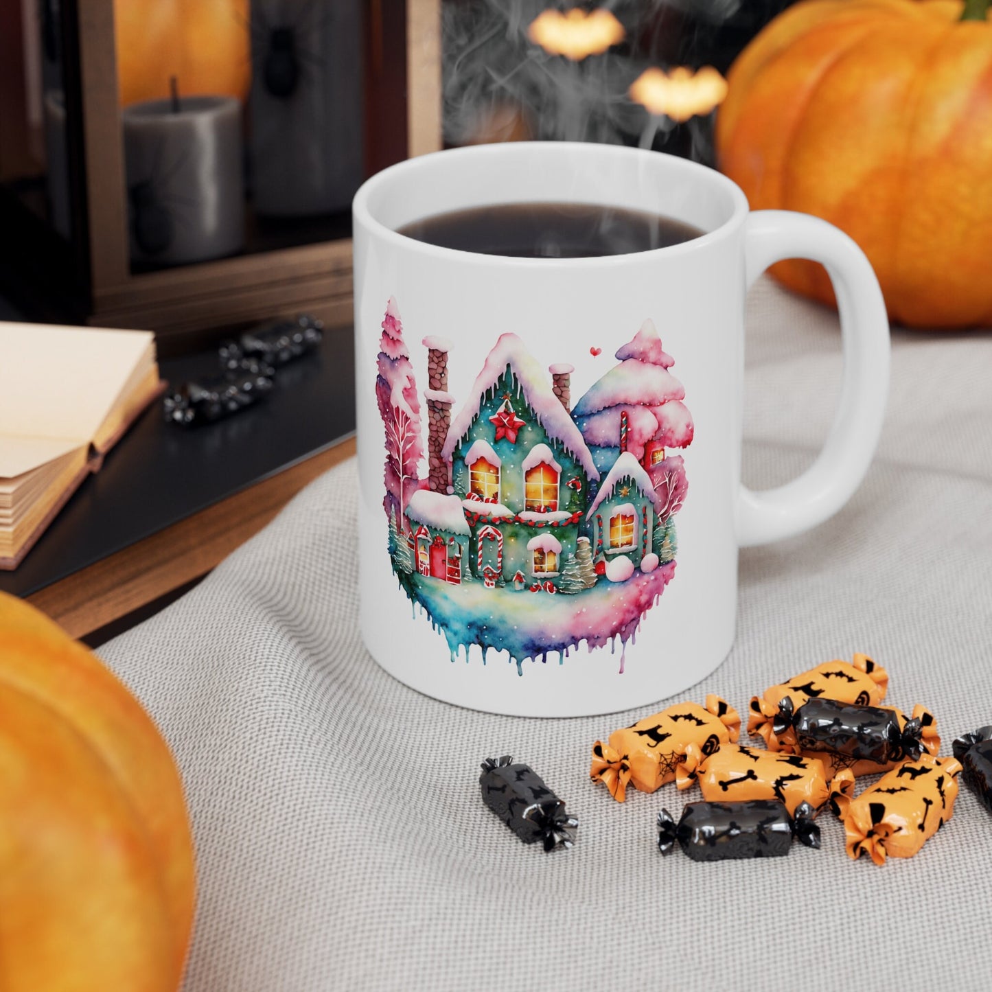 The Christmas Floating Cottage Mug Makes the Perfect Gift for Friends, Family, Coworkers or yourself.  Check Out My Shop for even more Great Designs.
www.scorpiontees.etsy.com