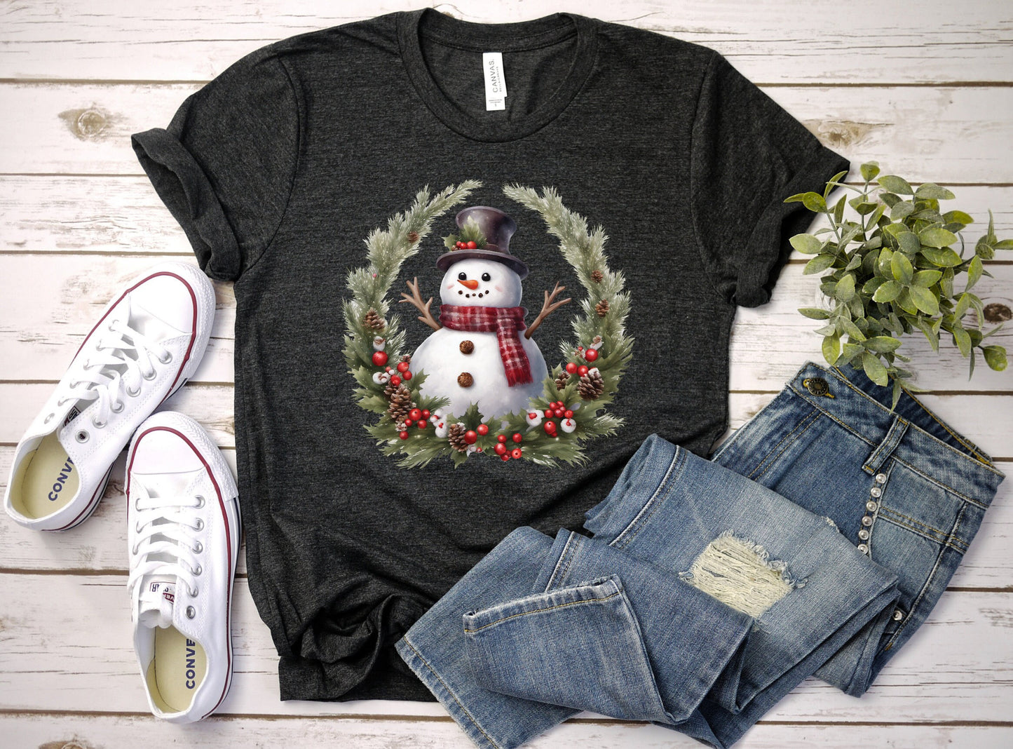 Snowman Reef Christmas T-Shirt, Perfect Holiday Cheer Tee, Gift Shirt for Christmas Spirit, Cute Xmas Shirt for Family and friends