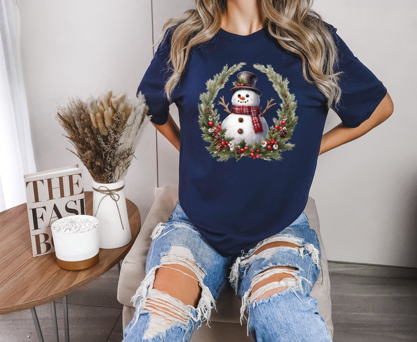 Snowman Reef Christmas T-Shirt, Perfect Holiday Cheer Tee, Gift Shirt for Christmas Spirit, Cute Xmas Shirt for Family and friends