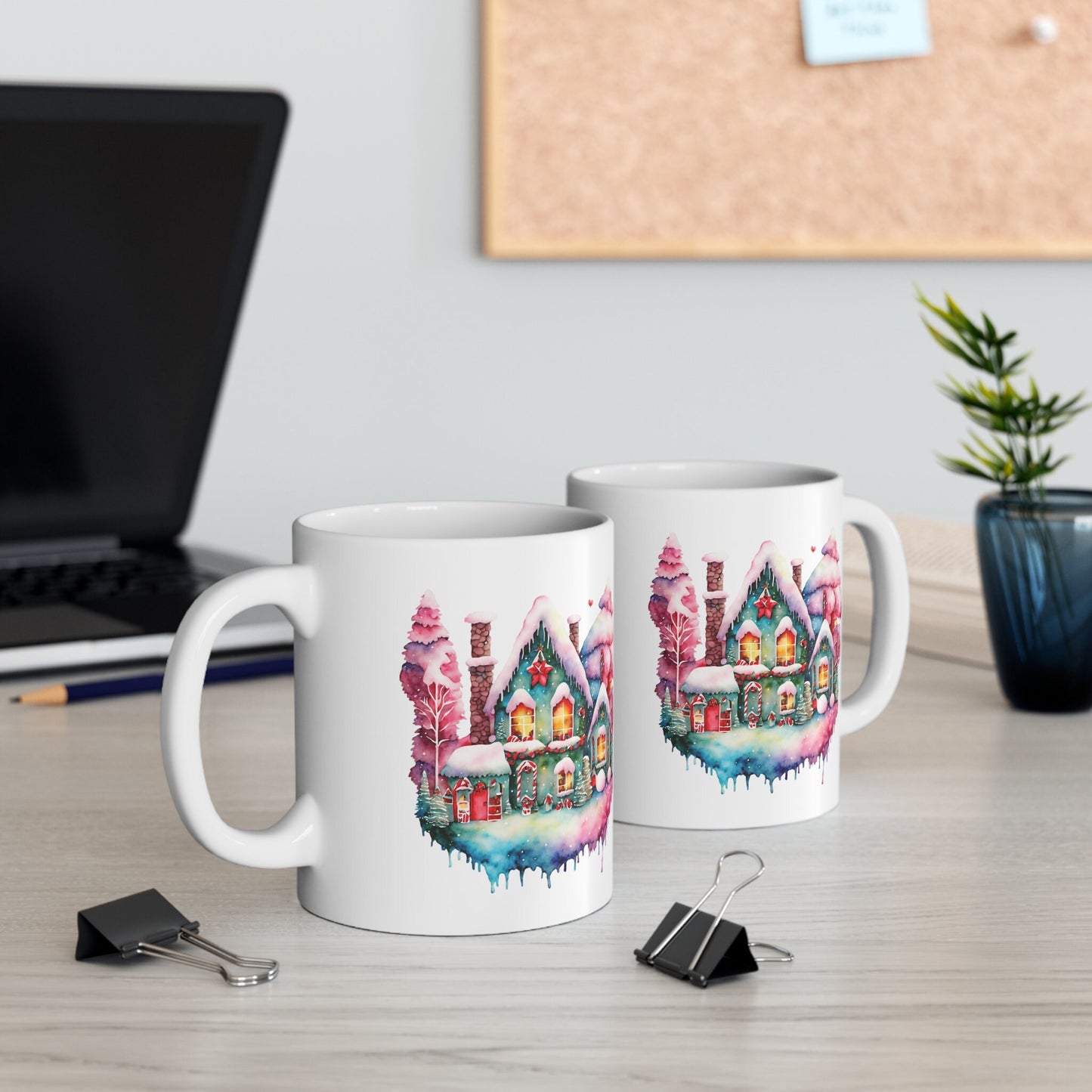 The Christmas Floating Cottage Mug Makes the Perfect Gift for Friends, Family, Coworkers or yourself.  Check Out My Shop for even more Great Designs.
www.scorpiontees.etsy.com