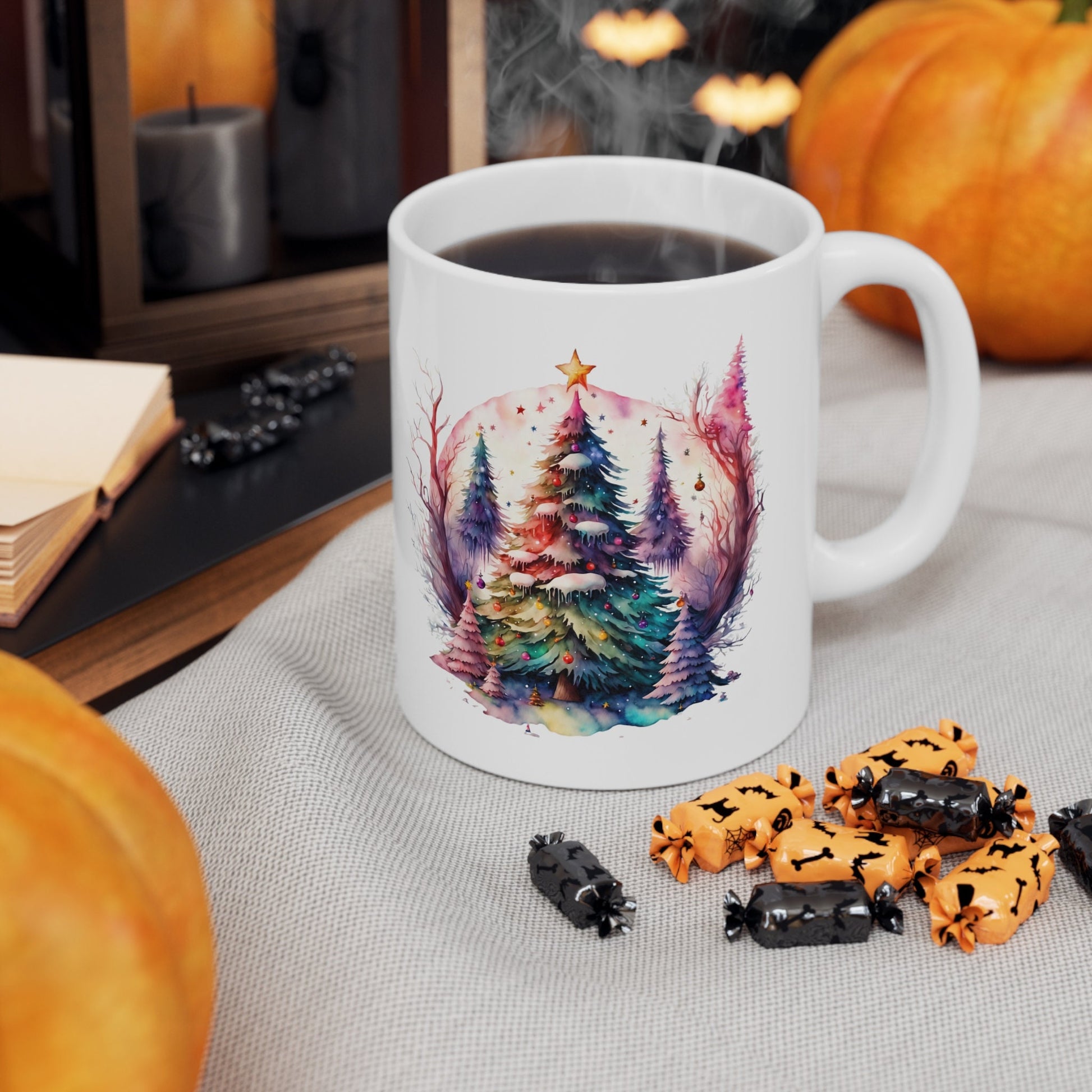 The Christmas Tree Scenery Mug Makes the Perfect Gift for Friends, Family, Coworkers or yourself.  Check Out My Shop for even more Great Designs.
www.scorpiontees.etsy.com