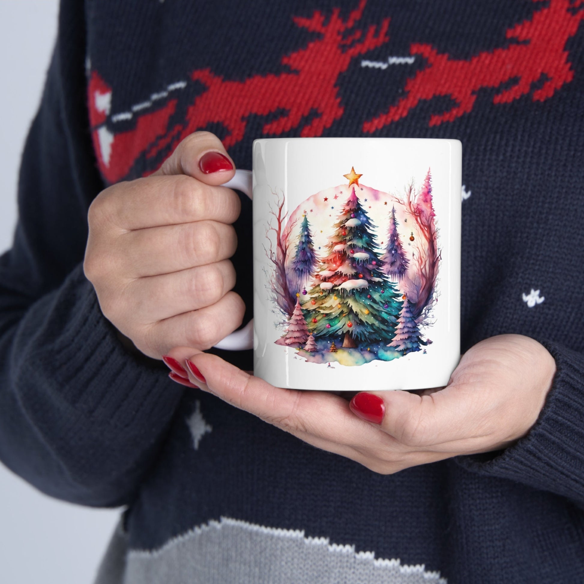 The Christmas Tree Scenery Mug Makes the Perfect Gift for Friends, Family, Coworkers or yourself.  Check Out My Shop for even more Great Designs.
www.scorpiontees.etsy.com