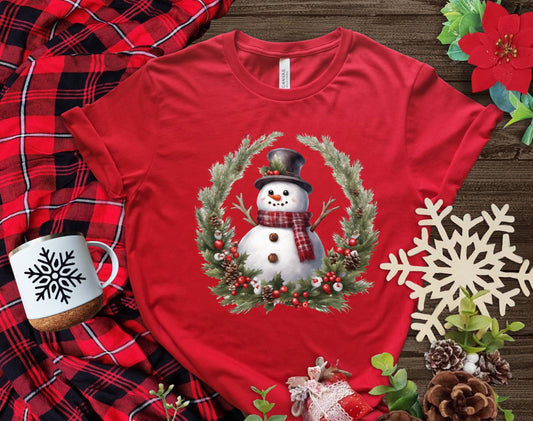 Snowman Reef Christmas T-Shirt, Perfect Holiday Cheer Tee, Gift Shirt for Christmas Spirit, Cute Xmas Shirt for Family and friends