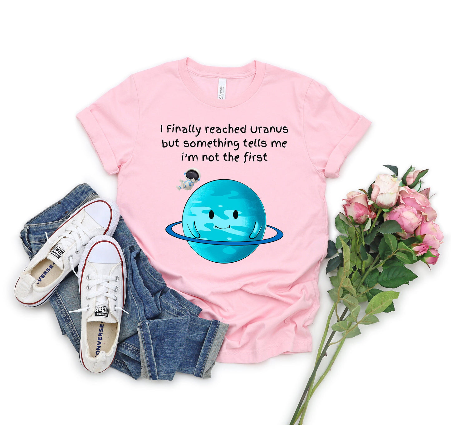 Reached Uranus shirt, Cute Uranus Shirt, Uranus T - shirt, Funny Uranus Shirt, Uranus Tee shirt, Love Uranus shirt, Gag Uranus shirt, planet