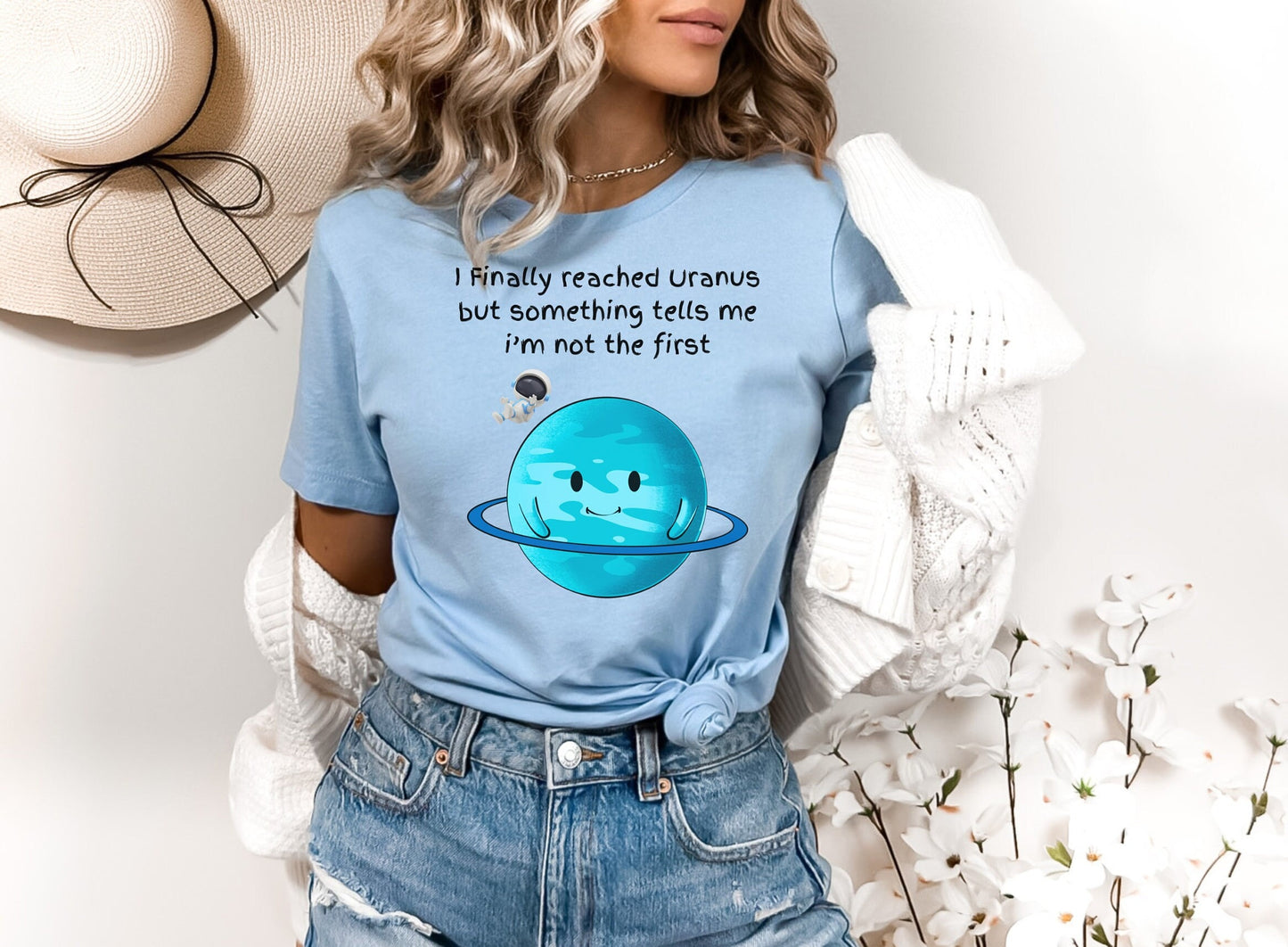 Reached Uranus shirt, Cute Uranus Shirt, Uranus T - shirt, Funny Uranus Shirt, Uranus Tee shirt, Love Uranus shirt, Gag Uranus shirt, planet