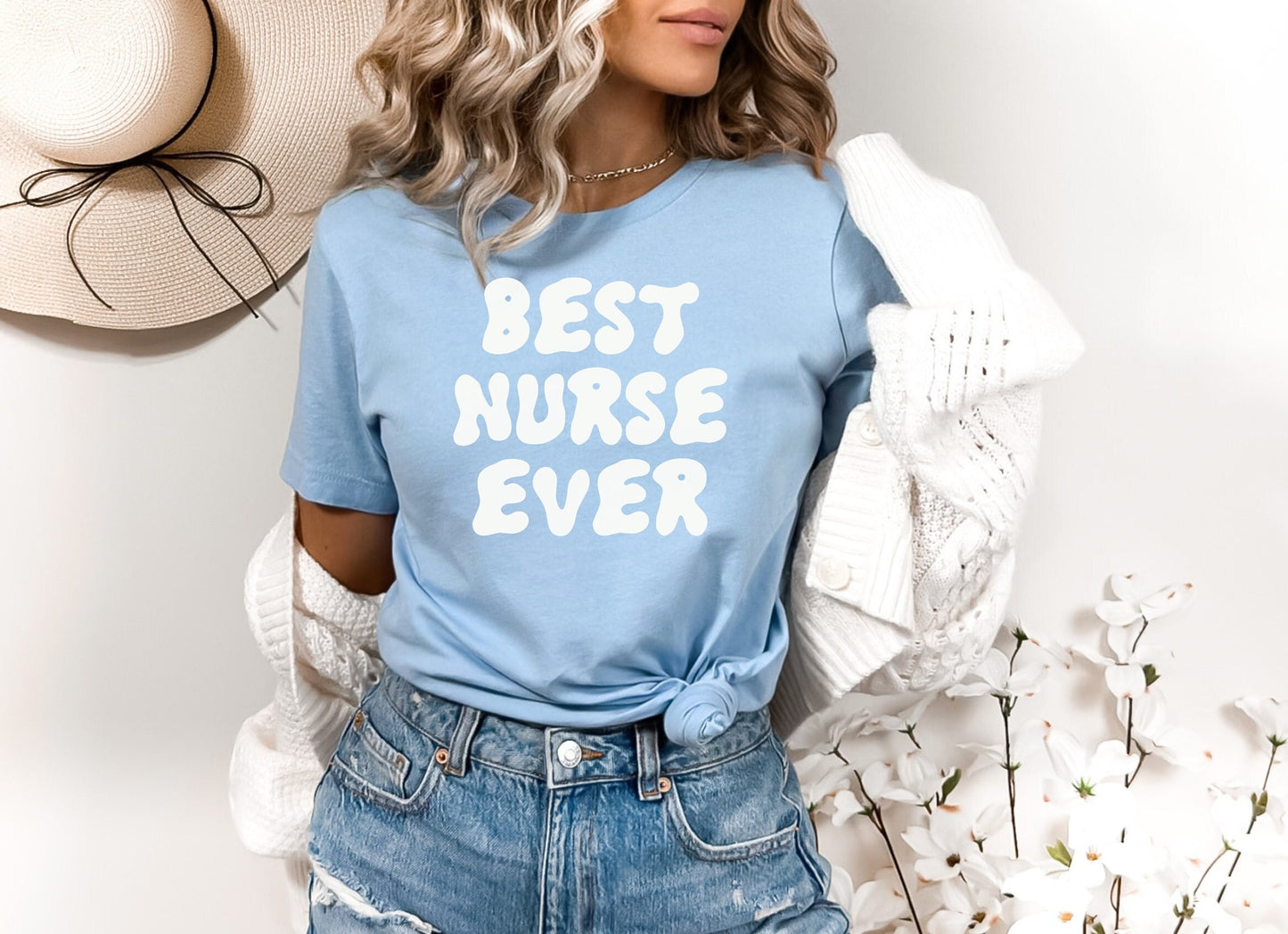 Best Nurse Ever T Shirt, I love nurses shirt, Awesome gift shirt for nurses, gift shirt for a special nurse, Thank you gift shirt for nurses