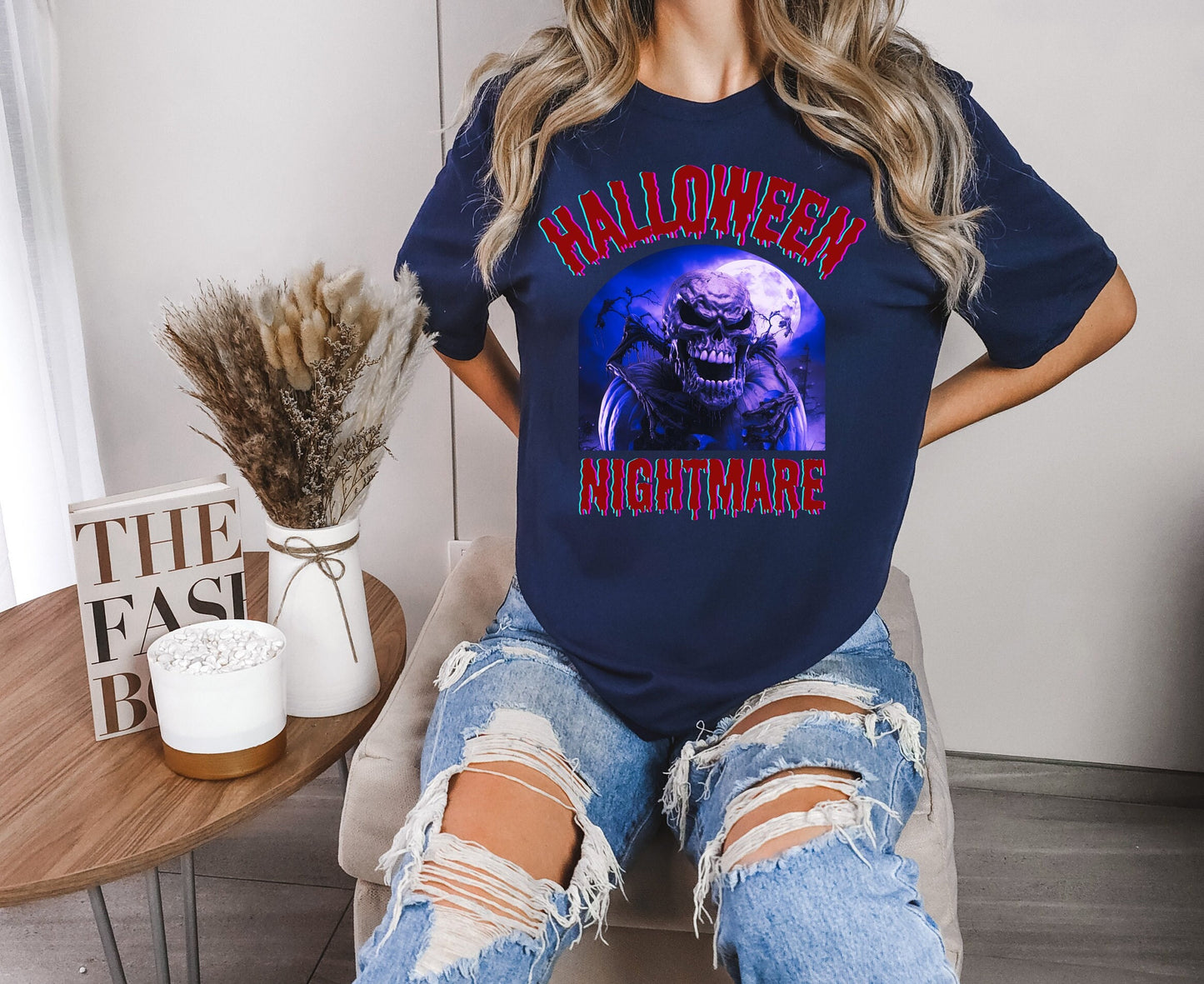 Scary Halloween Pumpkin shirt, Mens Womens Evil Halloween Tee, Horror Halloween T Shirt, Creepy Halloween Pumpkin Shirt, Dark Pumpkin shirt