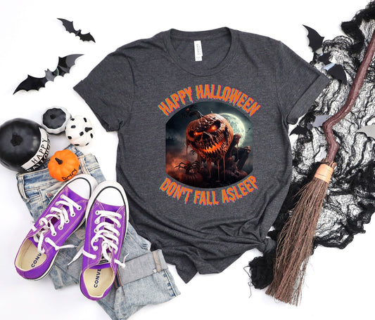 Scary Halloween Pumpkin shirt, Mens Womens Evil Halloween Tee, Horror Halloween T Shirt, Creepy Halloween Pumpkin Shirt, Dark Pumpkin shirt