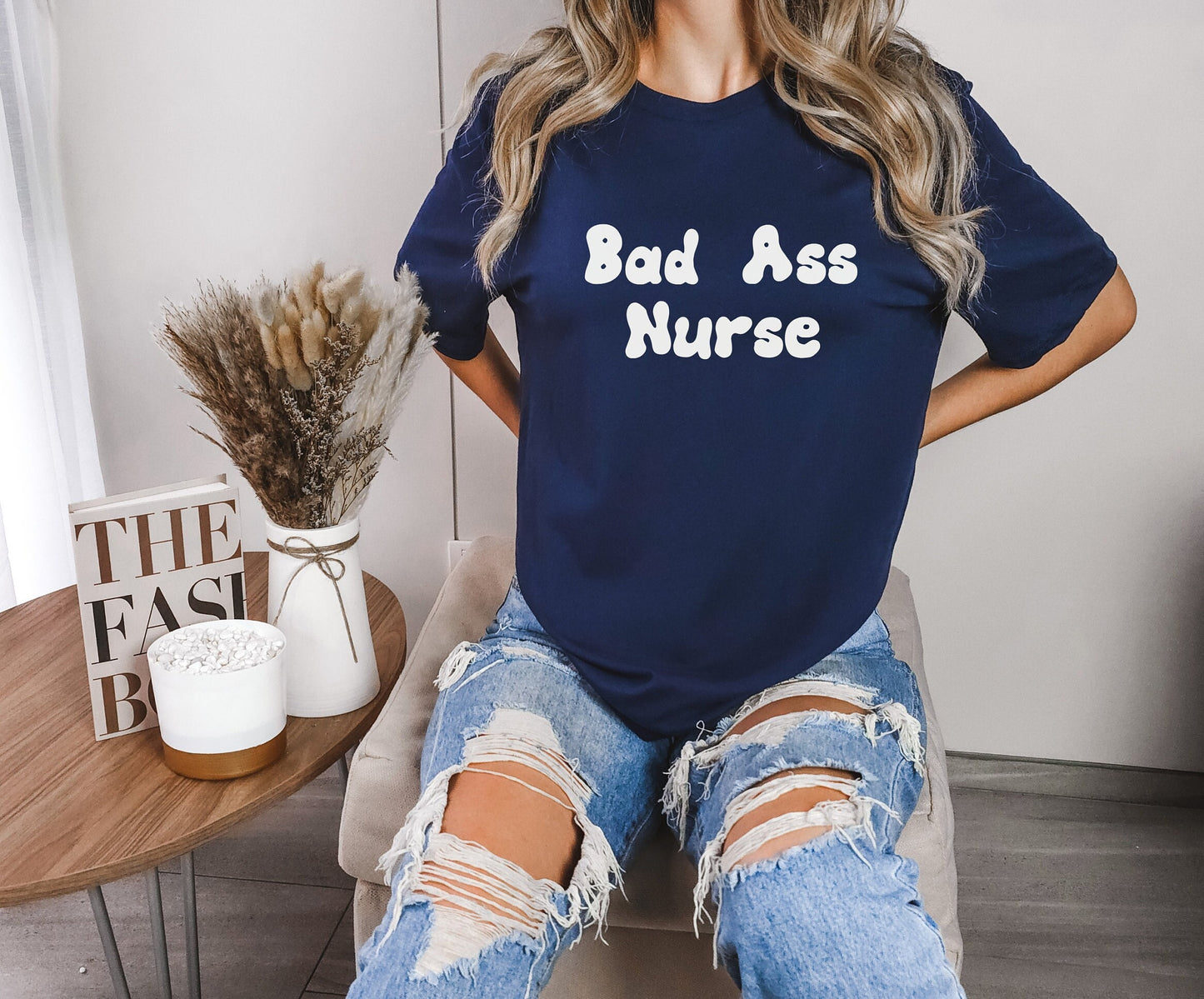 Bad Ass Nurse T Shirt, I love nurses shirt, Awesome gift shirt for nurses, gift shirt for a special nurse, Thank you gift shirt for nurses