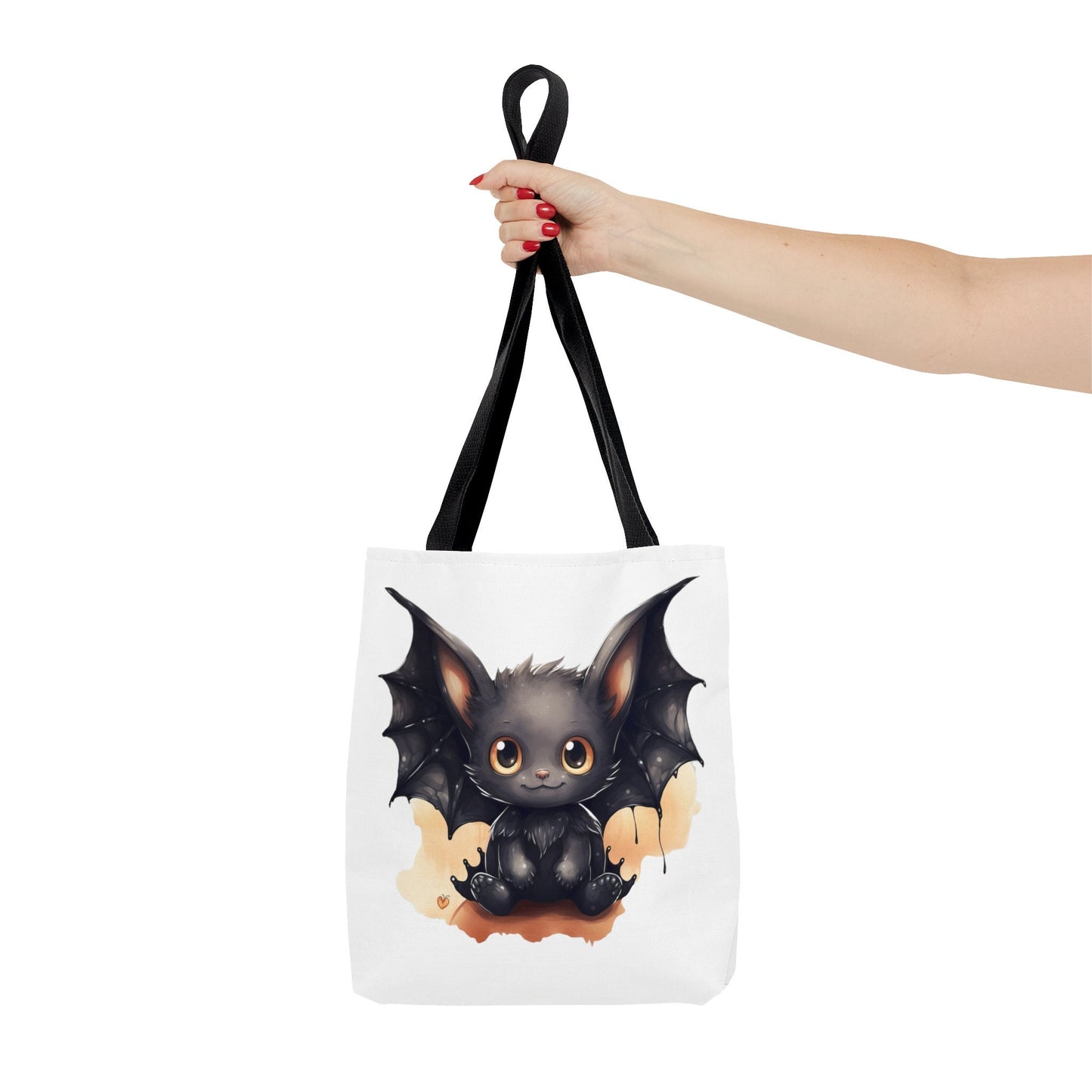 Adorable Tote bag with cute Bat, Bat Tote bag for any Occasion, Cute Bat Tote bag perfect for Halloween, Men's, Womens, Kids Tote bag