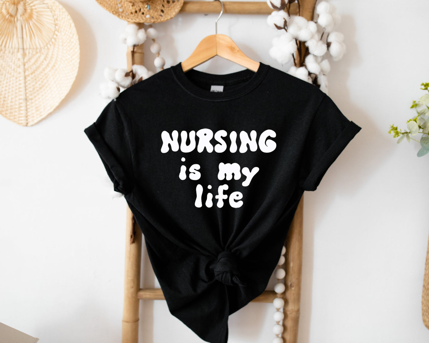 Nursing Is My Life Shirt, I love nurses shirt, Awesome gift shirt for nurses, gift shirt for special nurse, Thank you gift shirt for nurses