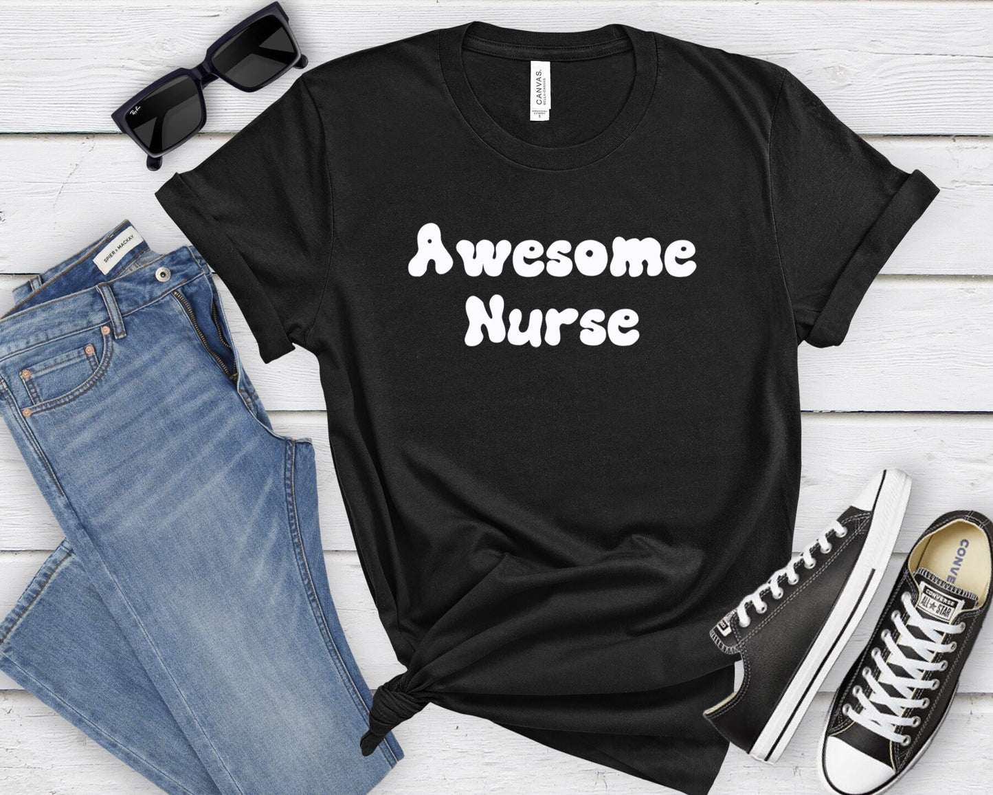 Awesome Nurse T Shirt, I love nurses shirt, Awesome gift shirt for nurses, gift shirt for a special nurse, Thank you gift shirt for nurses