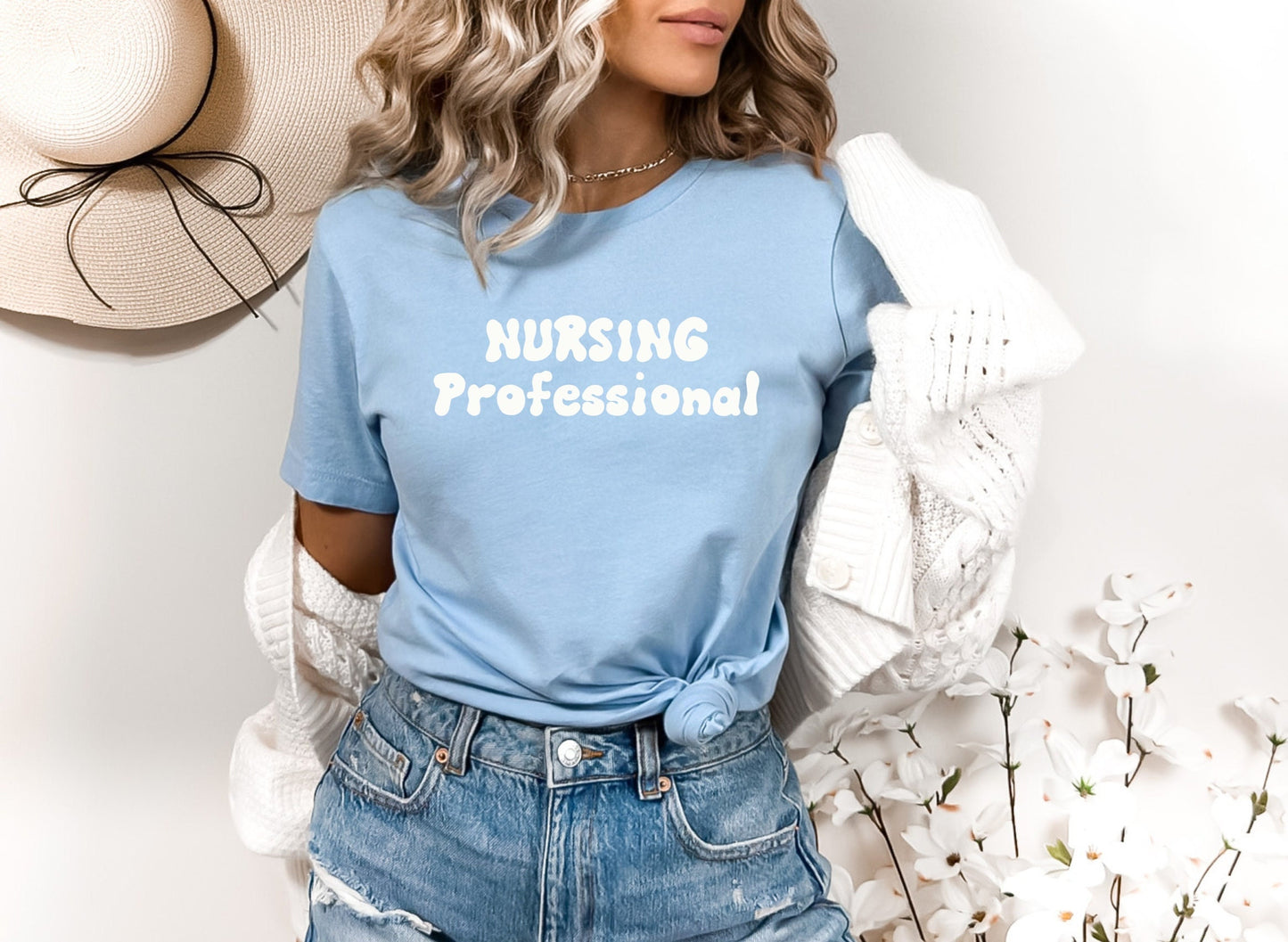 Nursing Professional Shirt, I love nurses shirt, great gift shirt for nurses, gift shirt for special nurse, Thank you gift shirt for nurses