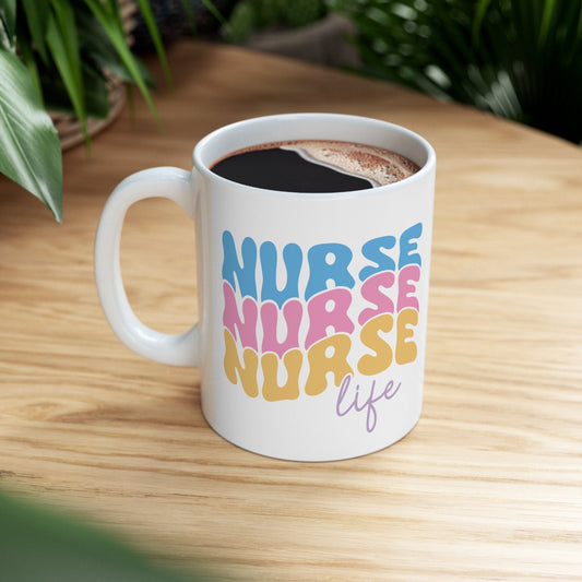 Nurse Nurse Nurse life Mug, I love nurses Mug, Awesome gift Mug for nurses, gift Mug for a special nurse, Thank you gift Mug for nurses