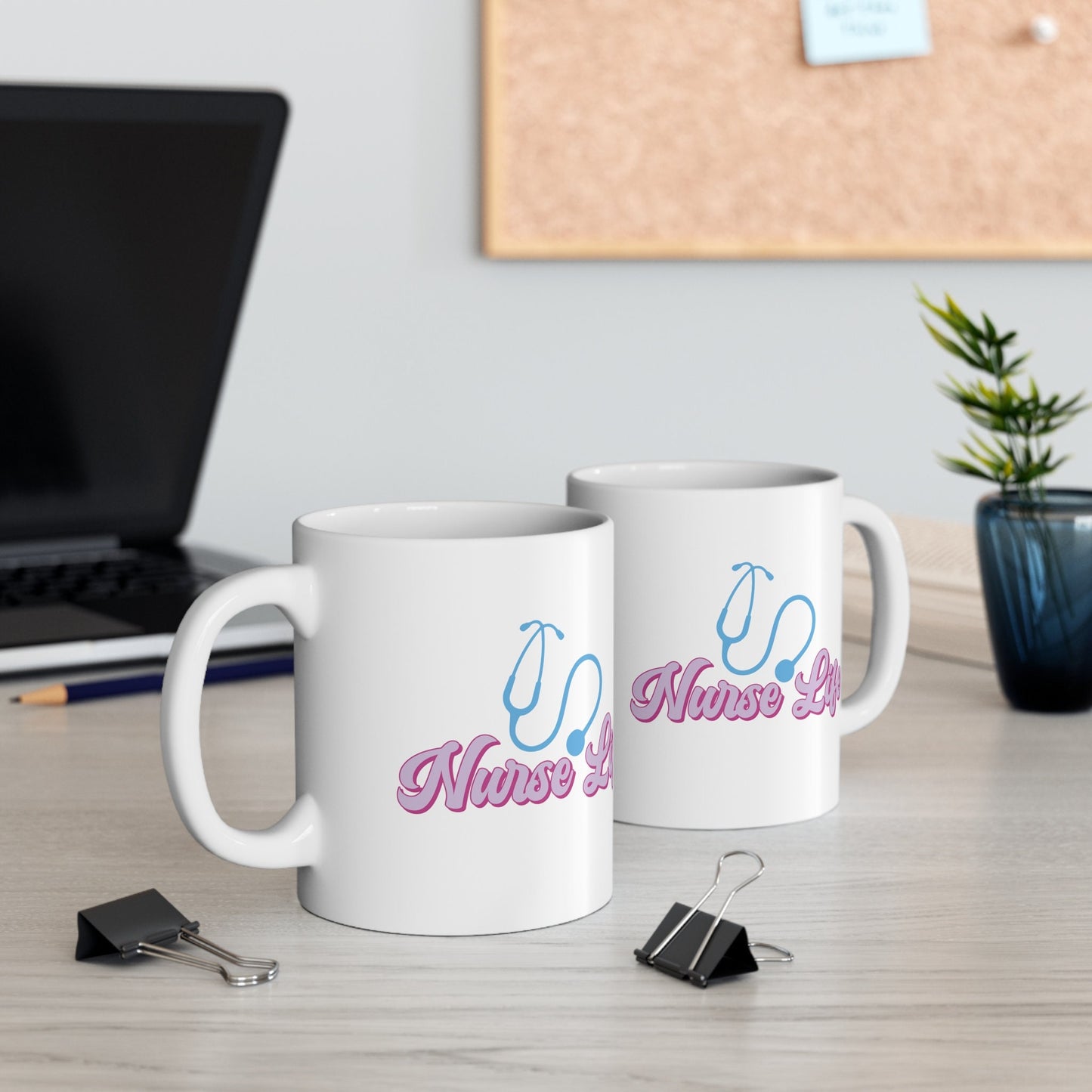 Nuse Life Scope Nursing Mug, I love nurses Mug, Awesome gift Mug for nurses, gift Mug for a special nurse, Thank you gift Mug for nurses