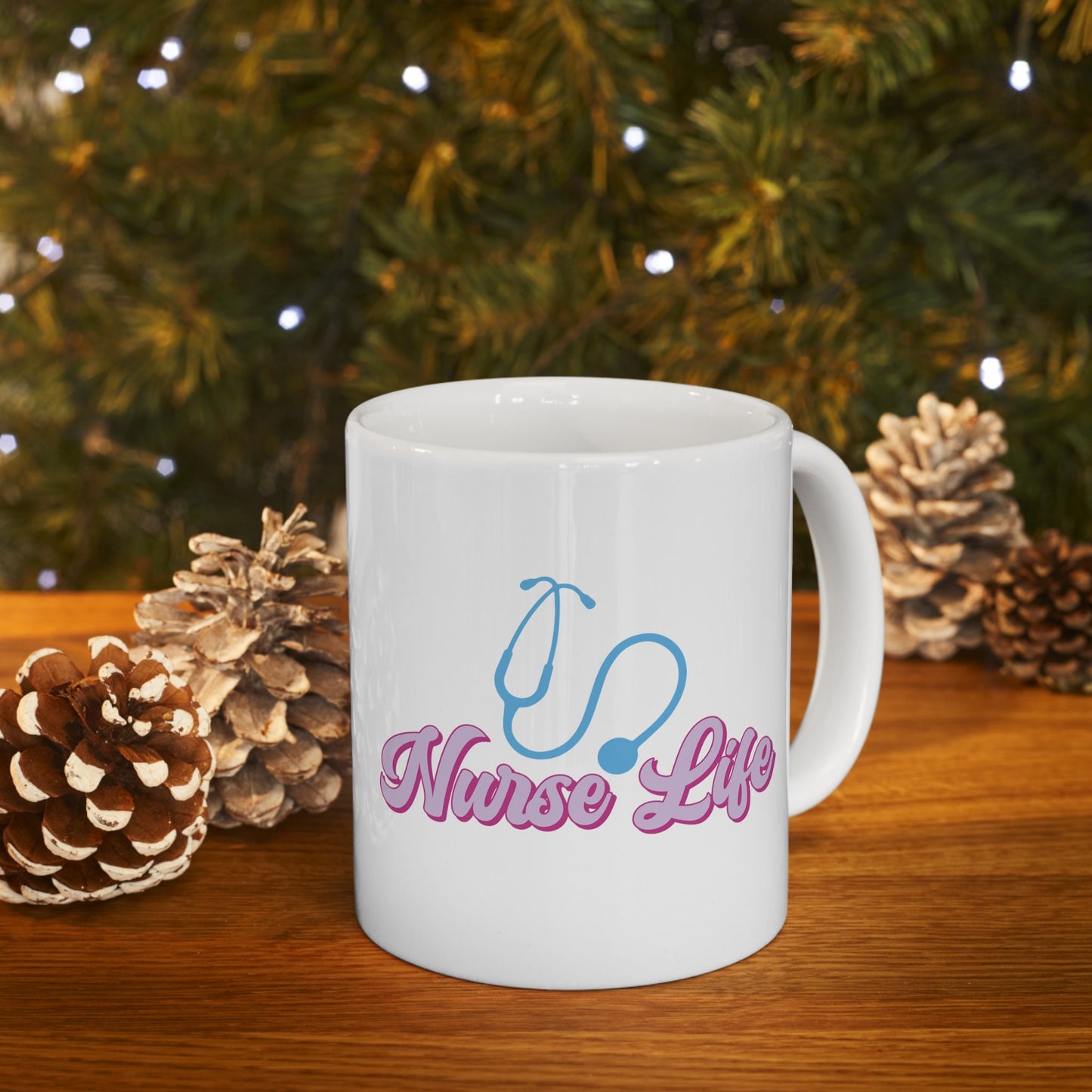 Nuse Life Scope Nursing Mug, I love nurses Mug, Awesome gift Mug for nurses, gift Mug for a special nurse, Thank you gift Mug for nurses