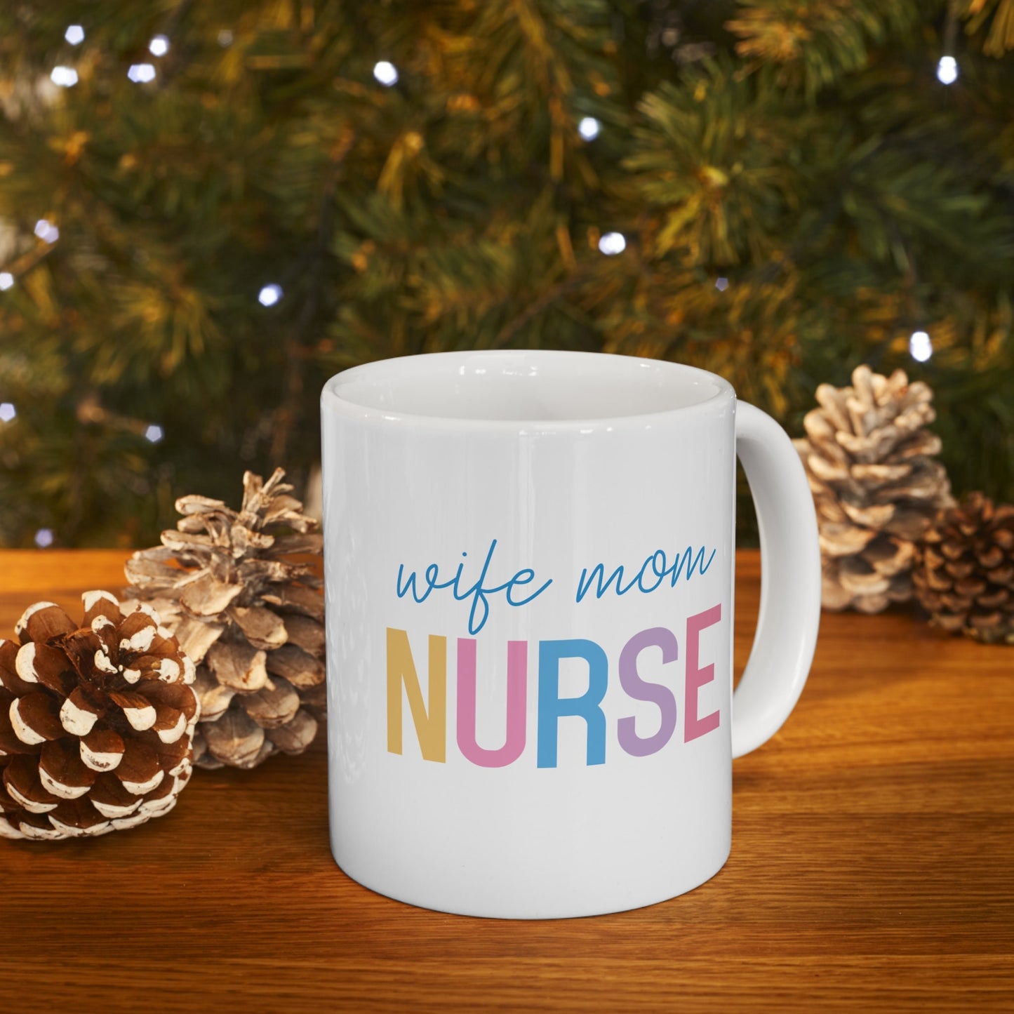 Wife Mom Nurse Nursing Mug, I love nurses Mug, Awesome gift Mug for nurses, gift Mug for a special nurse, Thank you gift Mug for nurses