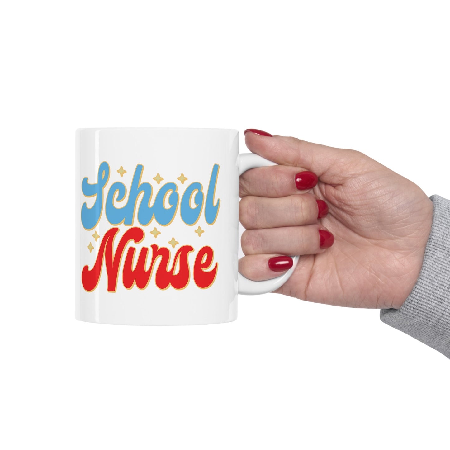 School Nurse Nursing Mug, I love nurses Mug, Awesome gift Mug for nurses, gift Mug for a special nurse, Thank you gift Mug for nurses