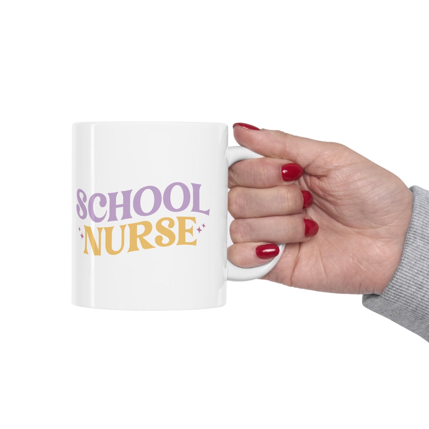School Nurse Nursing Mug, I love nurses Mug, Awesome gift Mug for nurses, gift Mug for a special nurse, Thank you gift Mug for nurses