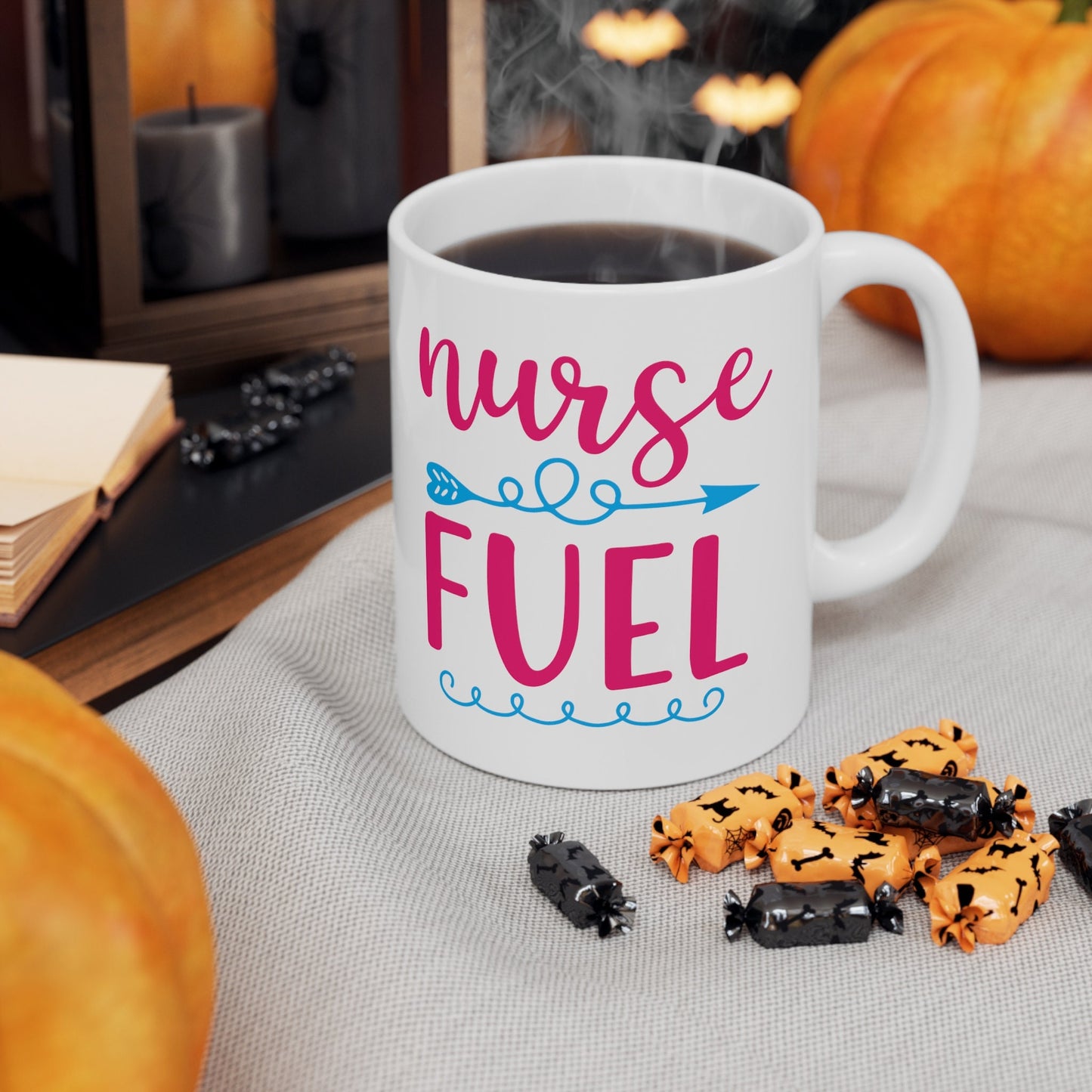 Nurse Fuel Nursing Mug, I love nurses Mug, Awesome gift Mug for nurses, gift Mug for a special nurse, Thank you gift Mug for nurses