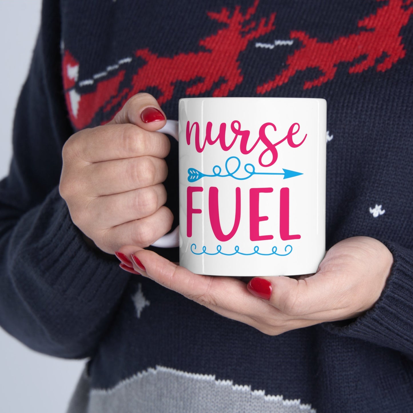 Nurse Fuel Nursing Mug, I love nurses Mug, Awesome gift Mug for nurses, gift Mug for a special nurse, Thank you gift Mug for nurses