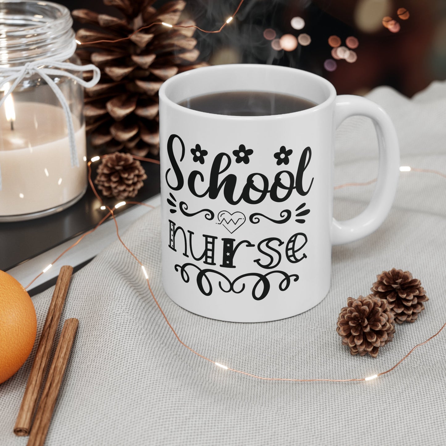 School Nurse Nursing Mug, I love nurses Mug, Awesome gift Mug for nurses, gift Mug for a special nurse, Thank you gift Mug for nurses