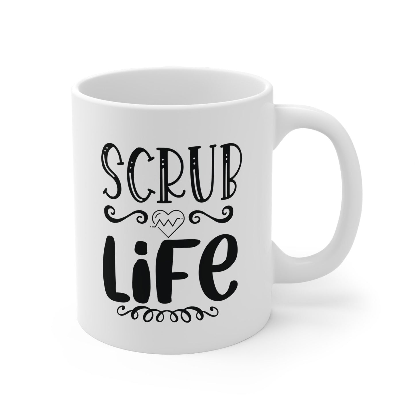 Scrub Life Nursing Mug, I love nurses Mug, Awesome gift Mug for nurses, gift Mug for a special nurse, Thank you gift Mug for nurses