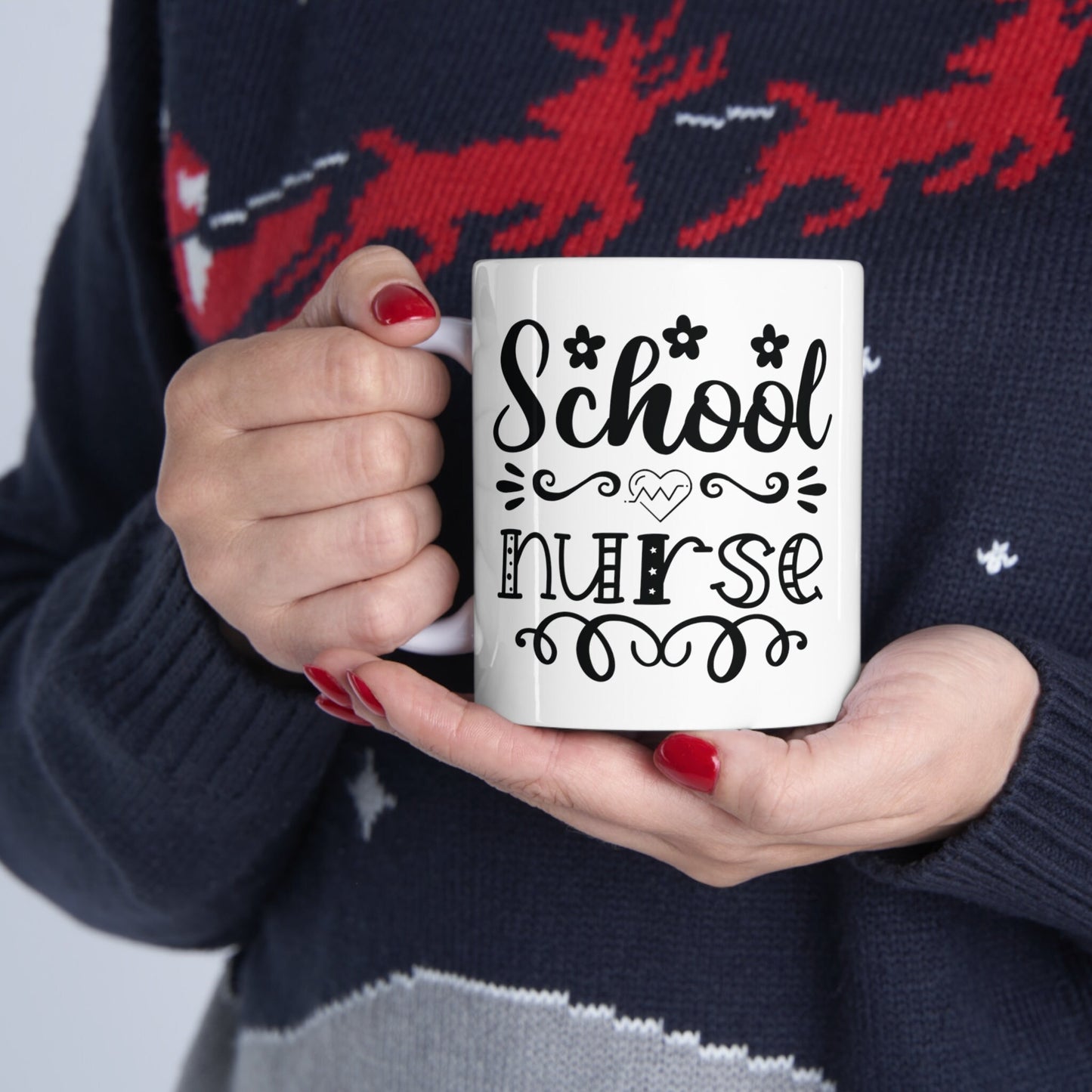 School Nurse Nursing Mug, I love nurses Mug, Awesome gift Mug for nurses, gift Mug for a special nurse, Thank you gift Mug for nurses