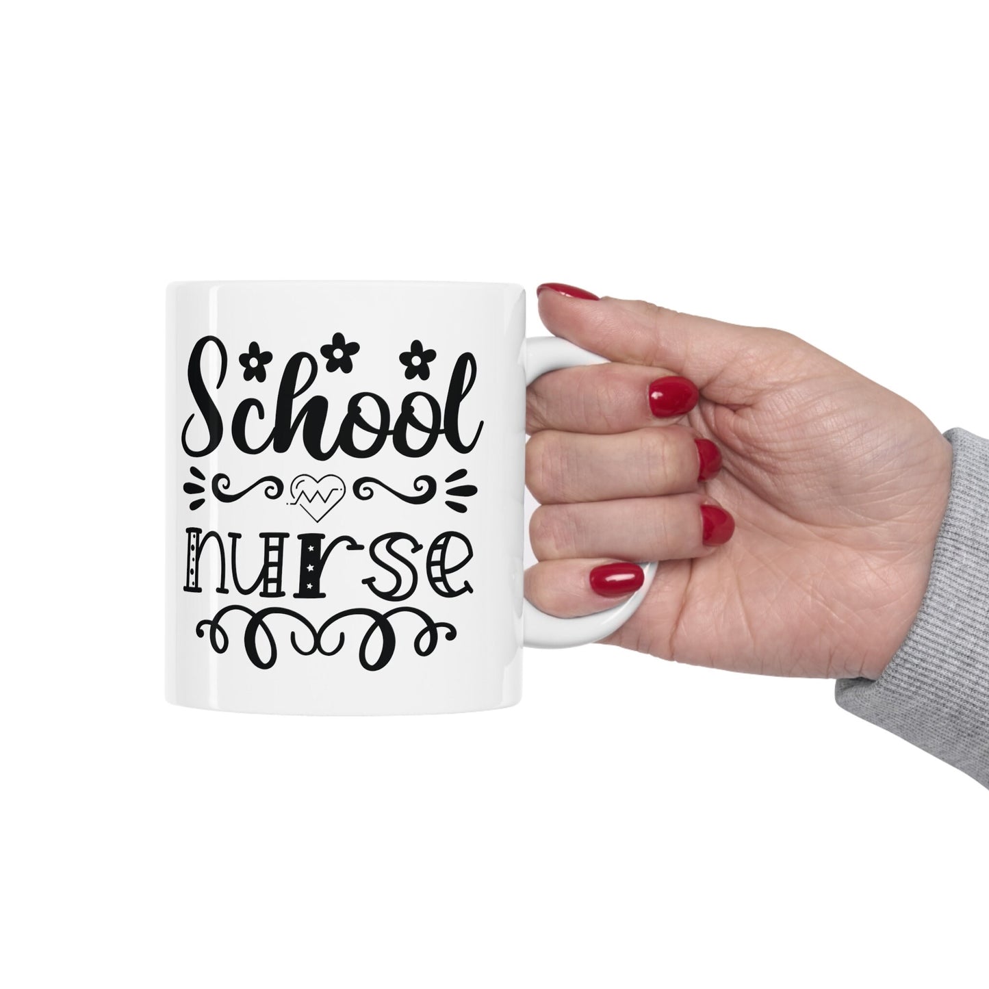 School Nurse Nursing Mug, I love nurses Mug, Awesome gift Mug for nurses, gift Mug for a special nurse, Thank you gift Mug for nurses