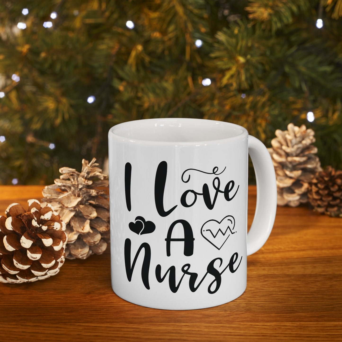 I Love A Nurse Nursing Mug, Perfect Nurses Mug, Awesome gift Mug for nurses, gift Mug for a special nurse, Thank you gift Mug for nurses