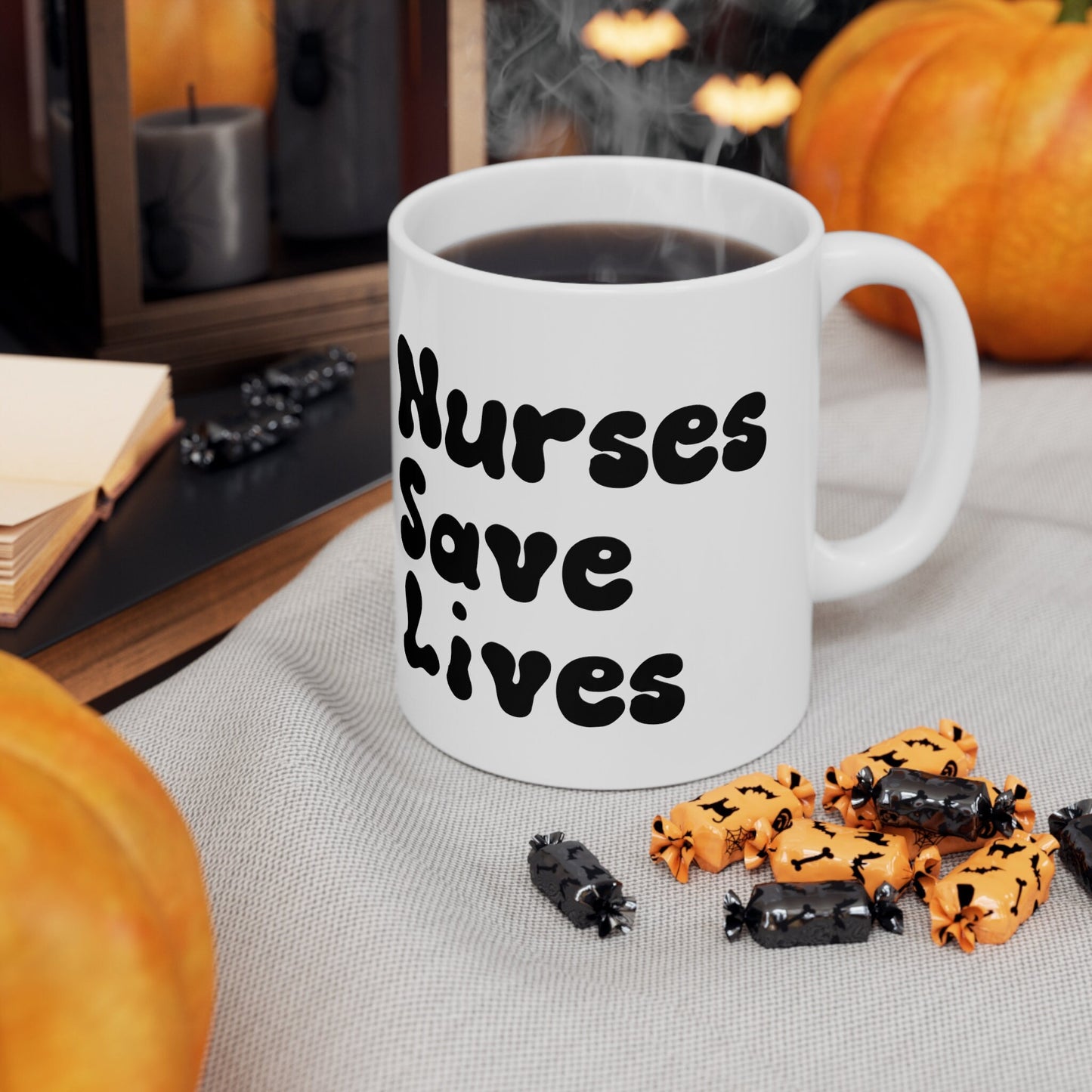 Nurses Save Lives Nursing Mug, I love nurses Mug, Awesome gift Mug for nurse, gift Mug for special nurse, Thank you gift Mug for nurse