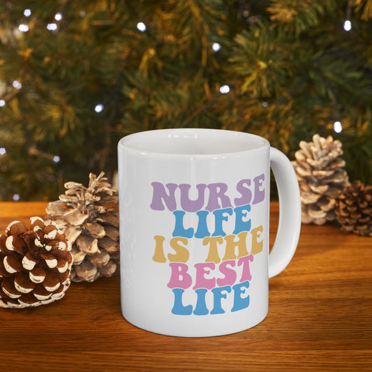 Nuse Life is the best life Mug, I love nurses Mug, Awesome gift Mug for nurses, gift Mug for a special nurse, Thank you gift Mug for nurses