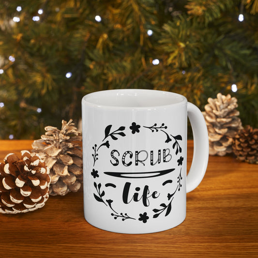 Scrub Life Nursing Mug, I love nurses Mug, Awesome gift Mug for nurses, gift Mug for a special nurse, Thank you gift Mug for nurses