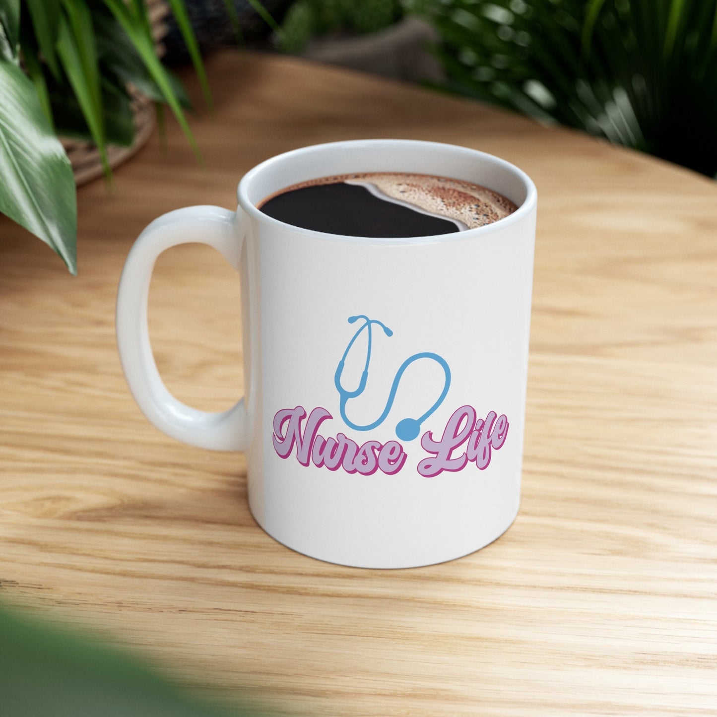 Nuse Life Scope Nursing Mug, I love nurses Mug, Awesome gift Mug for nurses, gift Mug for a special nurse, Thank you gift Mug for nurses