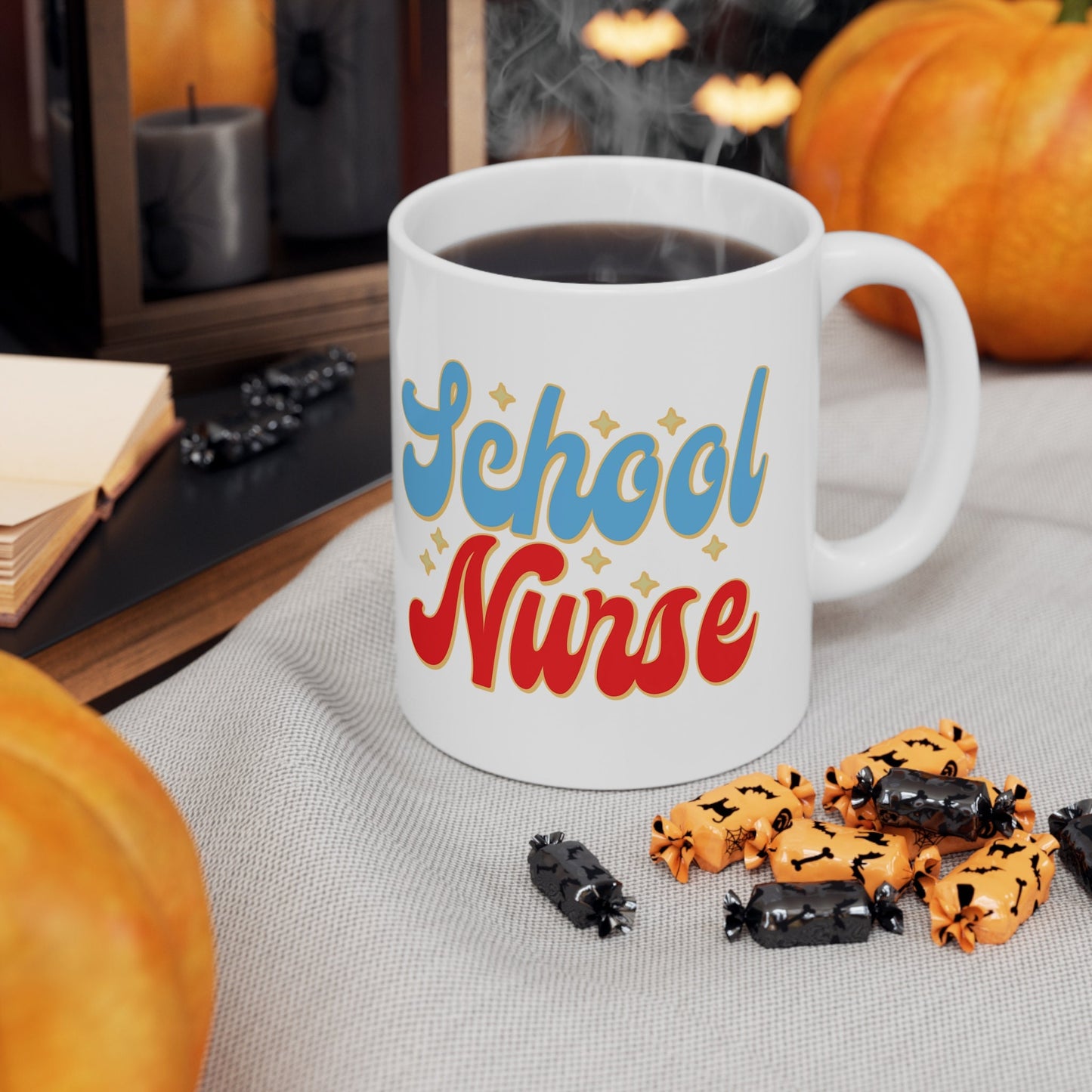 School Nurse Nursing Mug, I love nurses Mug, Awesome gift Mug for nurses, gift Mug for a special nurse, Thank you gift Mug for nurses