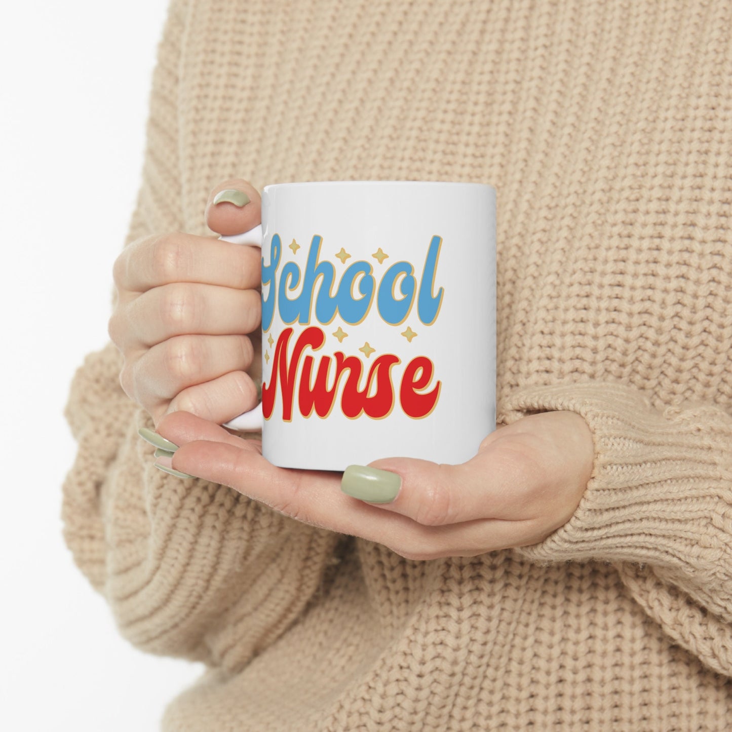 School Nurse Nursing Mug, I love nurses Mug, Awesome gift Mug for nurses, gift Mug for a special nurse, Thank you gift Mug for nurses