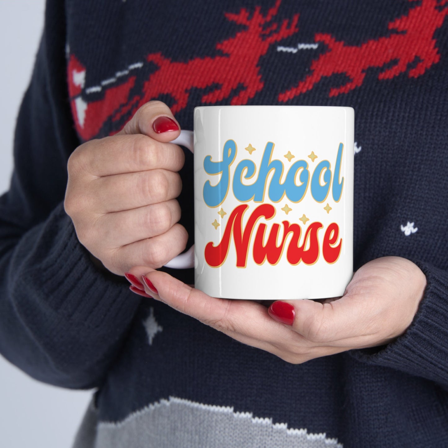 School Nurse Nursing Mug, I love nurses Mug, Awesome gift Mug for nurses, gift Mug for a special nurse, Thank you gift Mug for nurses