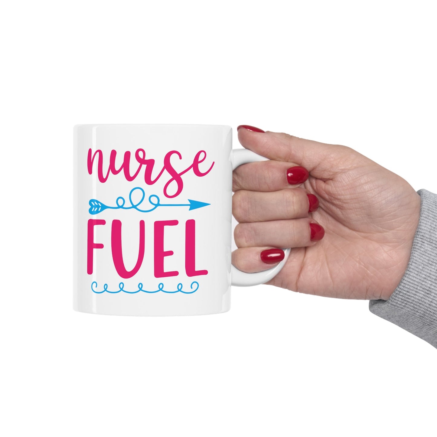 Nurse Fuel Nursing Mug, I love nurses Mug, Awesome gift Mug for nurses, gift Mug for a special nurse, Thank you gift Mug for nurses