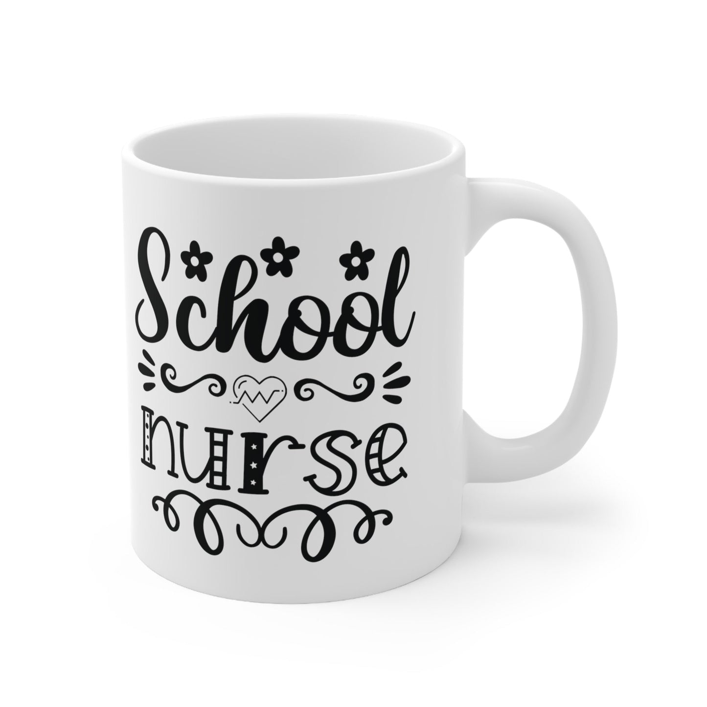 School Nurse Nursing Mug, I love nurses Mug, Awesome gift Mug for nurses, gift Mug for a special nurse, Thank you gift Mug for nurses