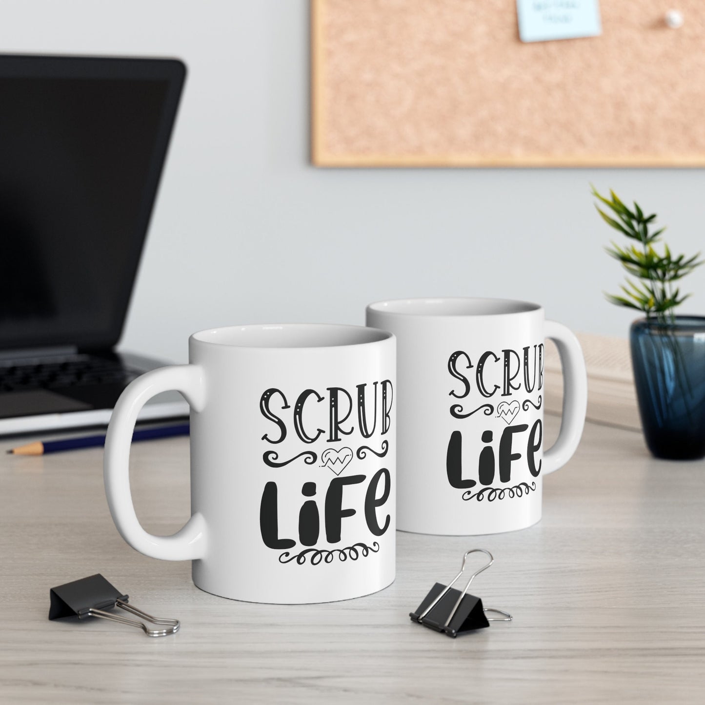 Scrub Life Nursing Mug, I love nurses Mug, Awesome gift Mug for nurses, gift Mug for a special nurse, Thank you gift Mug for nurses