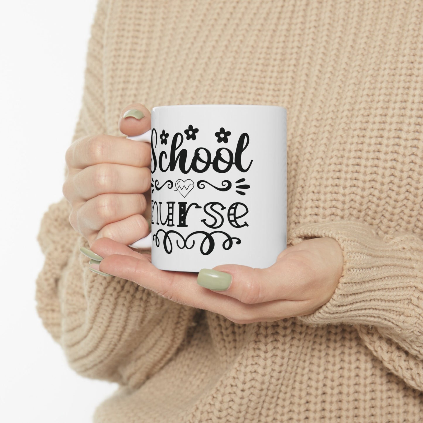 School Nurse Nursing Mug, I love nurses Mug, Awesome gift Mug for nurses, gift Mug for a special nurse, Thank you gift Mug for nurses