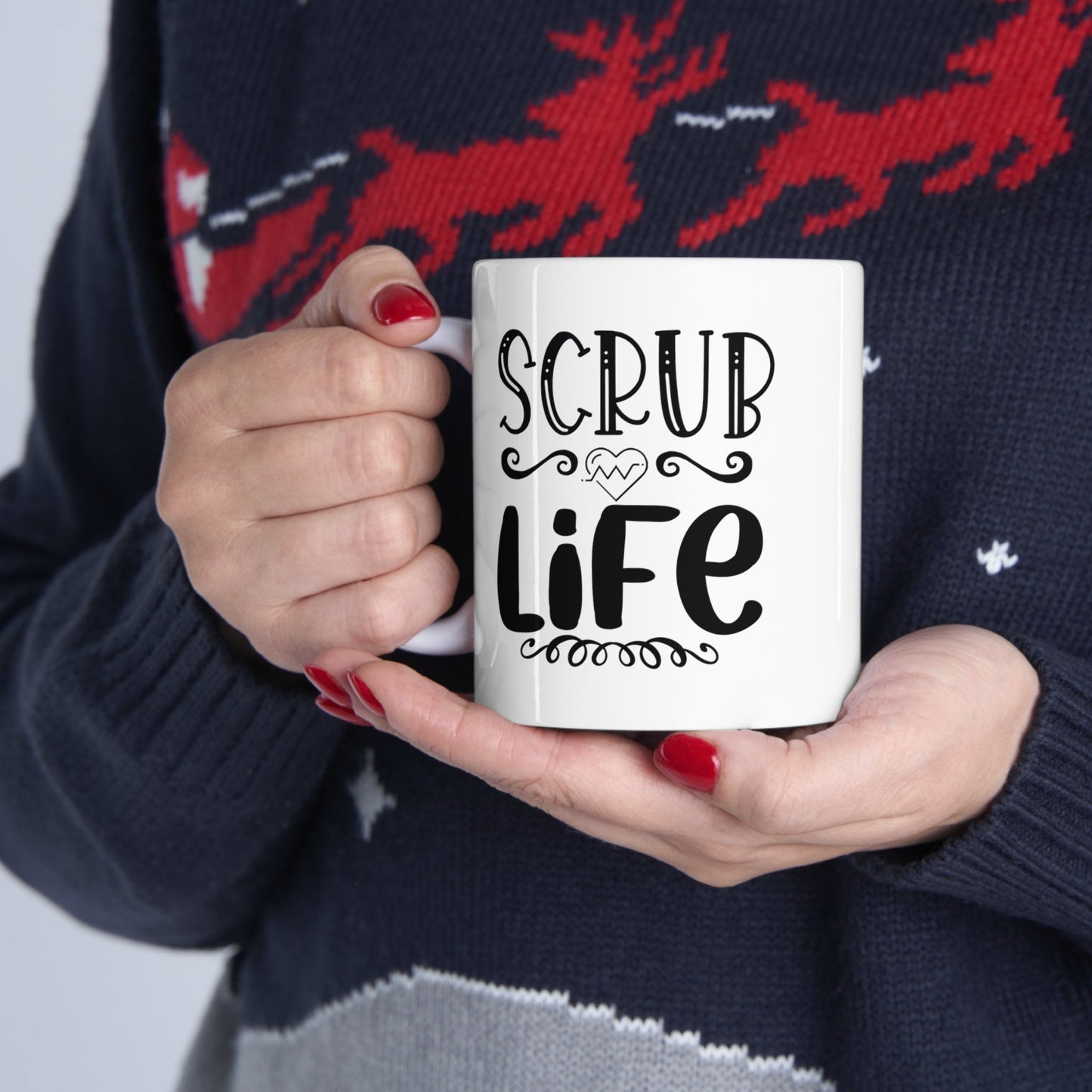 Scrub Life Nursing Mug, I love nurses Mug, Awesome gift Mug for nurses, gift Mug for a special nurse, Thank you gift Mug for nurses