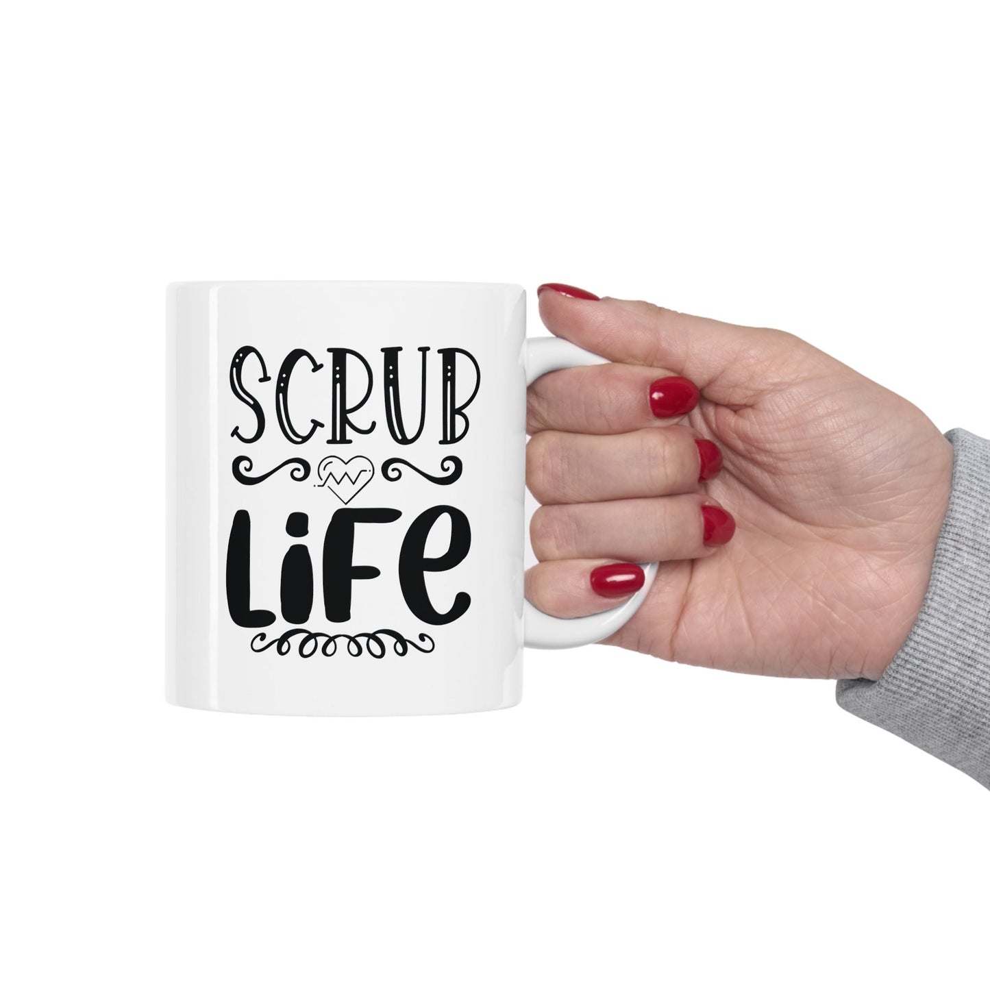 Scrub Life Nursing Mug, I love nurses Mug, Awesome gift Mug for nurses, gift Mug for a special nurse, Thank you gift Mug for nurses