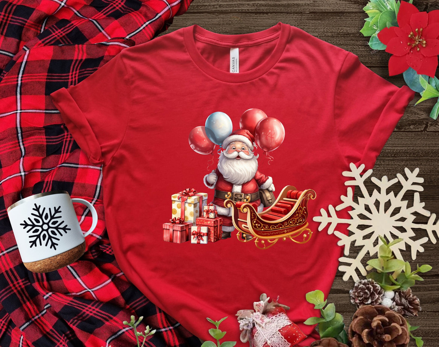 The Santas Sleigh with Presents T-Shirt. Makes the Perfect Gift for Friends, Family, Coworkers or yourself.  Check Out My Shop for even more Fun Designs.
www.scorpiontees.etsy.com