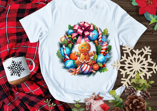 The Ginger Bread Man on a Reef  Christmas T-Shirt Makes the Perfect Gift for Friends, Family, Coworkers or yourself.  Check Out My Shop for even more Great Designs.
www.scorpiontees.etsy.com