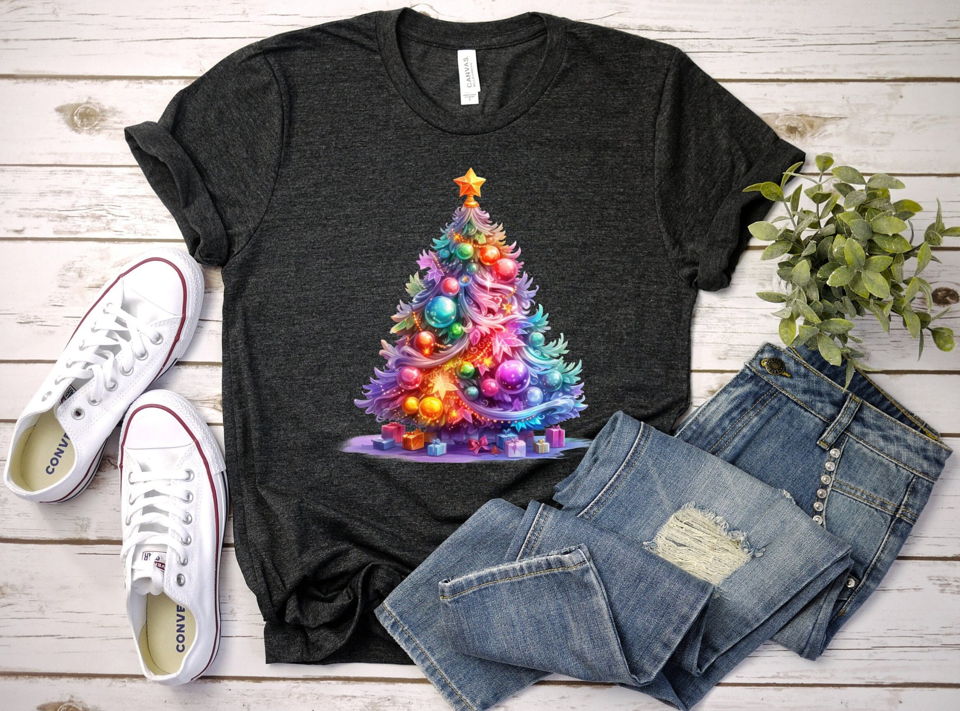 The Decorated Christmas Tree T-Shirt Makes the Perfect Gift for Friends, Family, Coworkers or yourself.  Check Out My Shop for even more Great Designs.
www.scorpiontees.etsy.com