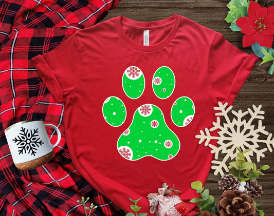 The Christmas Paw Print T-Shirt Makes the Perfect Gift for Friends, Family, Coworkers or yourself.  Check Out My Shop for even more Great Designs.
www.scorpiontees.etsy.com