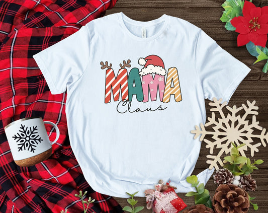 The Christmas Mama Claus Shirt Makes the Perfect Gift for Friends, Family, Coworkers or yourself.  Check Out My Shop for even more Great Designs.
www.scorpiontees.etsy.com