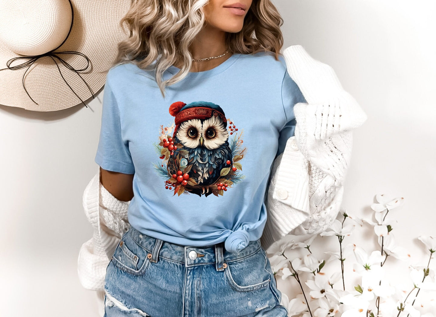 The Christmas bundled Owl Christmas T-Shirt Makes the Perfect Gift for Friends, Family, Coworkers or yourself.  Check Out My Shop for even more Great Designs.
www.scorpiontees.etsy.com