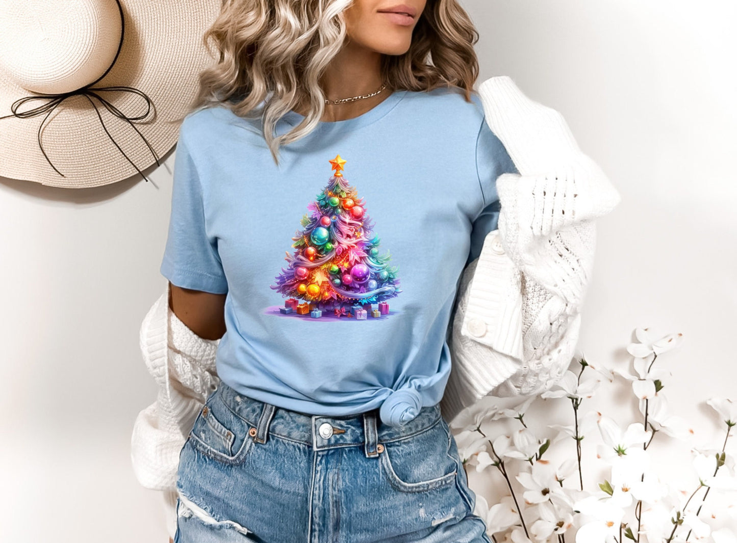 The Decorated Christmas Tree T-Shirt Makes the Perfect Gift for Friends, Family, Coworkers or yourself.  Check Out My Shop for even more Great Designs.
www.scorpiontees.etsy.com